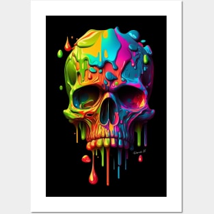 Skull Head Art design #1 Posters and Art